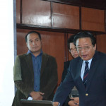 Launching of Department's official website by Shri. Alemtemshi Jamir, Chief Secretary Nagaland