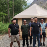 Director and team along with DESO kiphire & staff at lower Tizu river