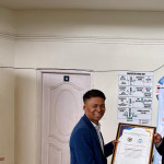 Director handing over the best performance Award to DESO, Wokha